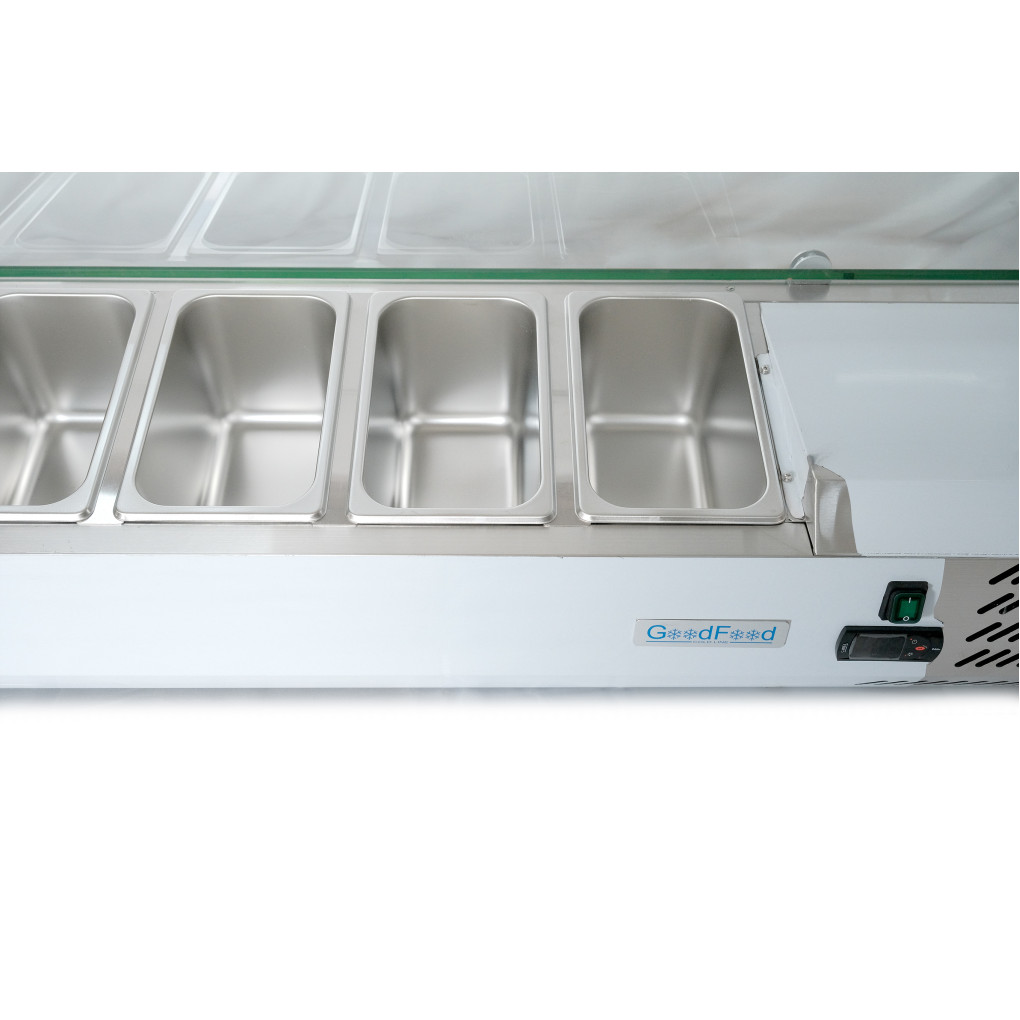 Вітрина холодильна для топінгу GoodFood GF-VRX1800/380-H6C 