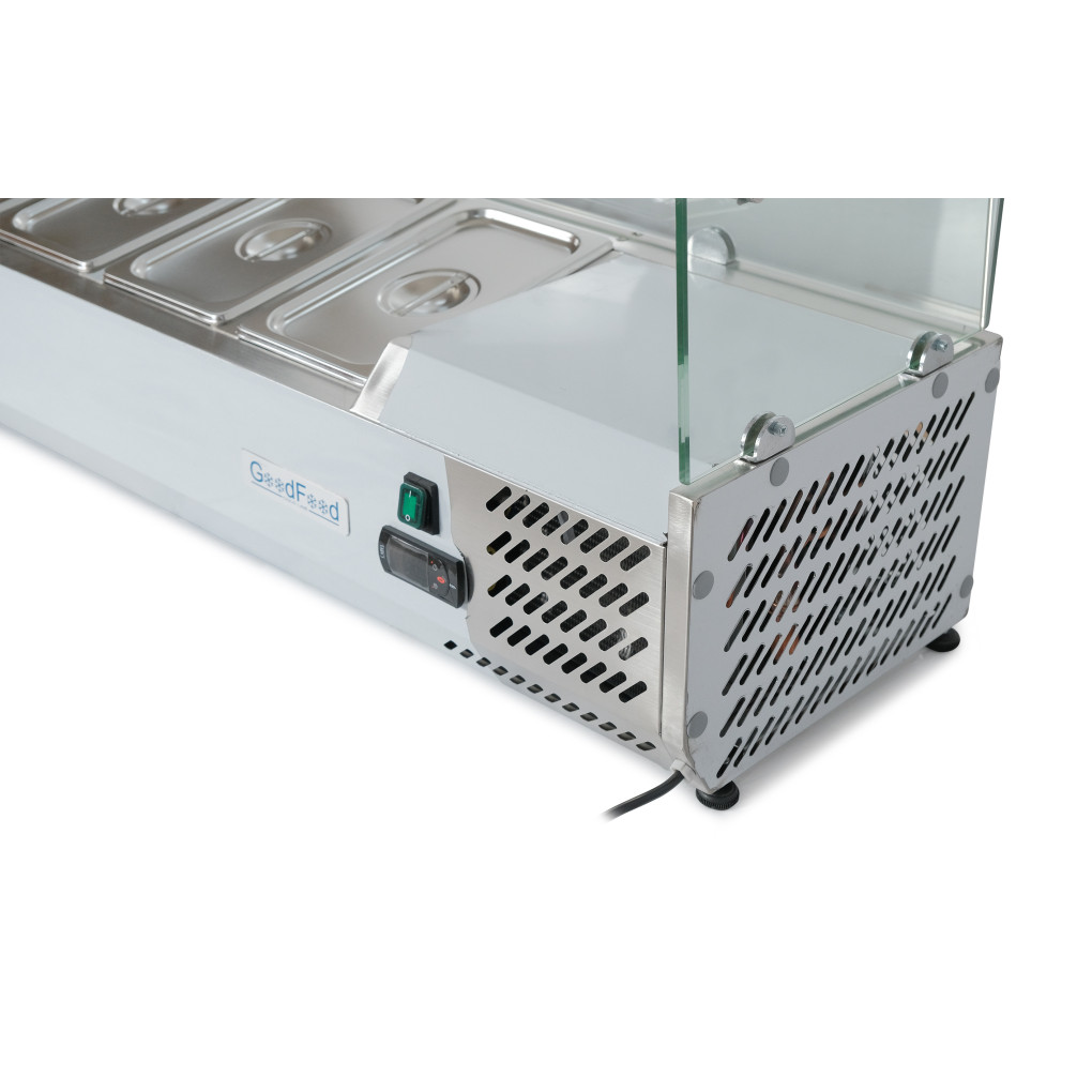 Вітрина холодильна для топінгу GoodFood GF-VRX1200/330-H6C 