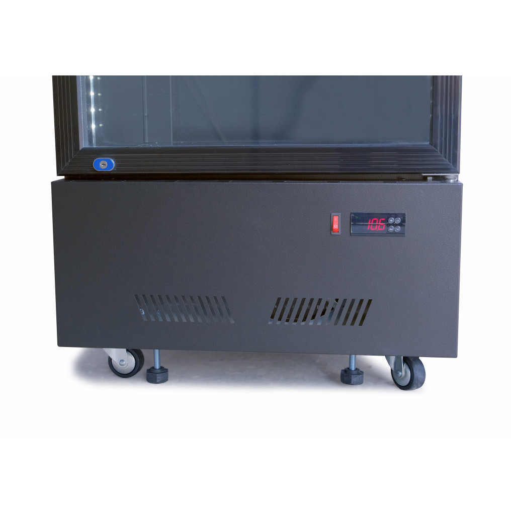 Шафа холодильна для напоїв GoodFood BC480BB2LED чорна-чорна 