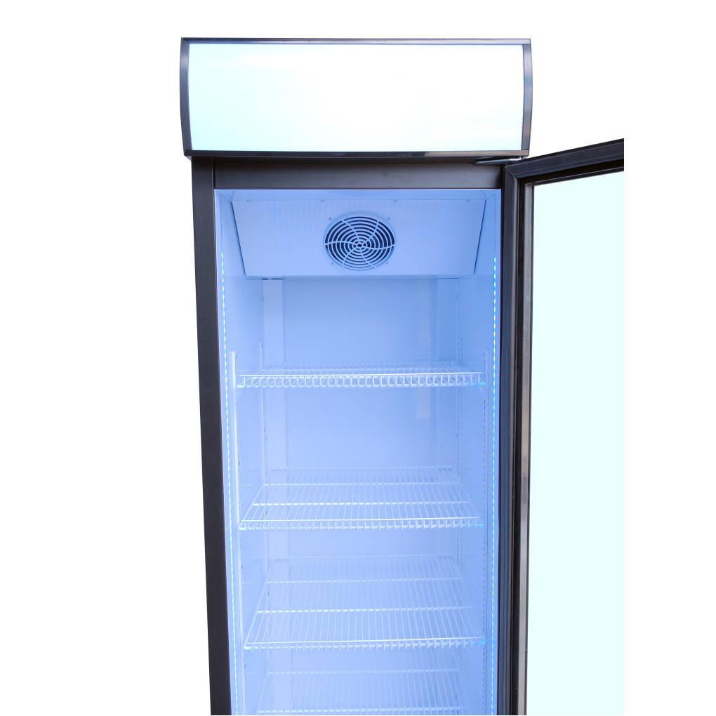 Шафа холодильна для напоїв GoodFood BC480BW2LEDCOL чорна-біла 