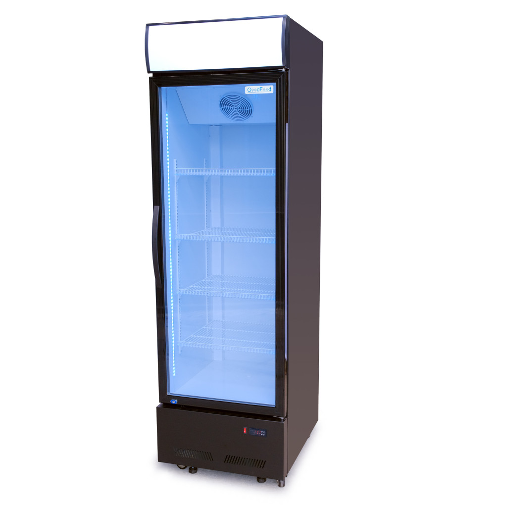 Шафа холодильна для напоїв GoodFood BC480BW2LEDCOL чорна-біла 