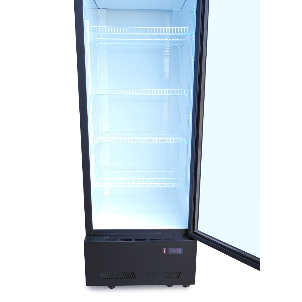 Шафа холодильна для напоїв GoodFood BC480NBW2LED чорна-біла 