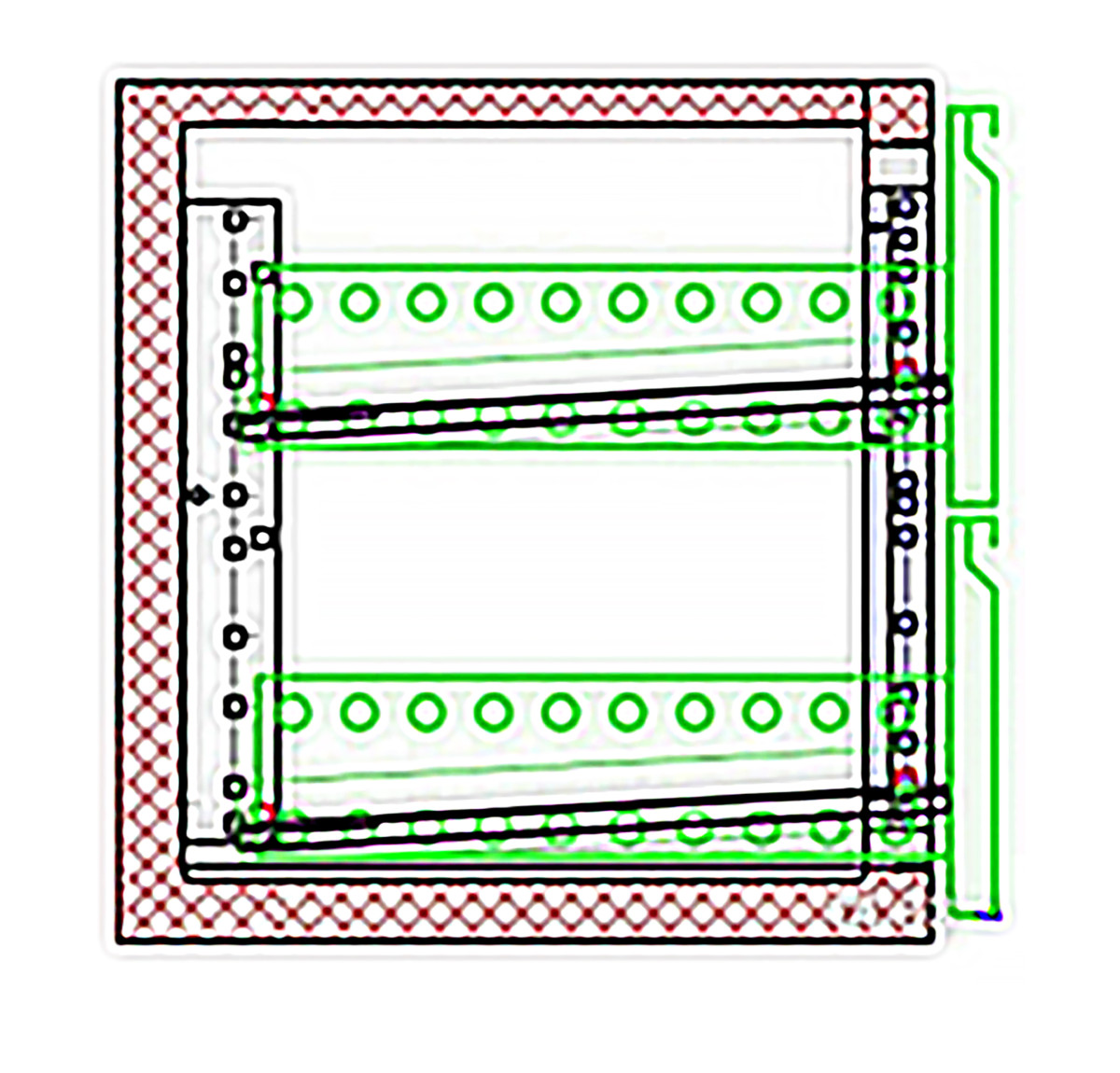 Комплект ящиків GoodFood GN1/2 до саладет Комплект ящиків GoodFood GN1/2 до саладет