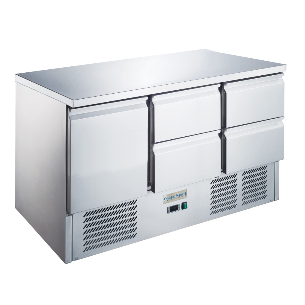 Стіл холодильний GoodFood GF-S903TOP-4D-HC чотири шухляди 