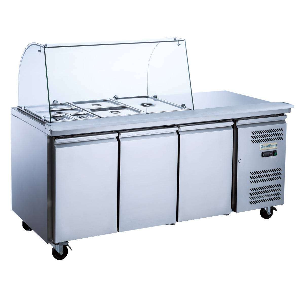 Стіл холодильний GoodFood GF-GN3100SALGC-HC Стіл холодильний GoodFood GF-GN3100SALGC-HC