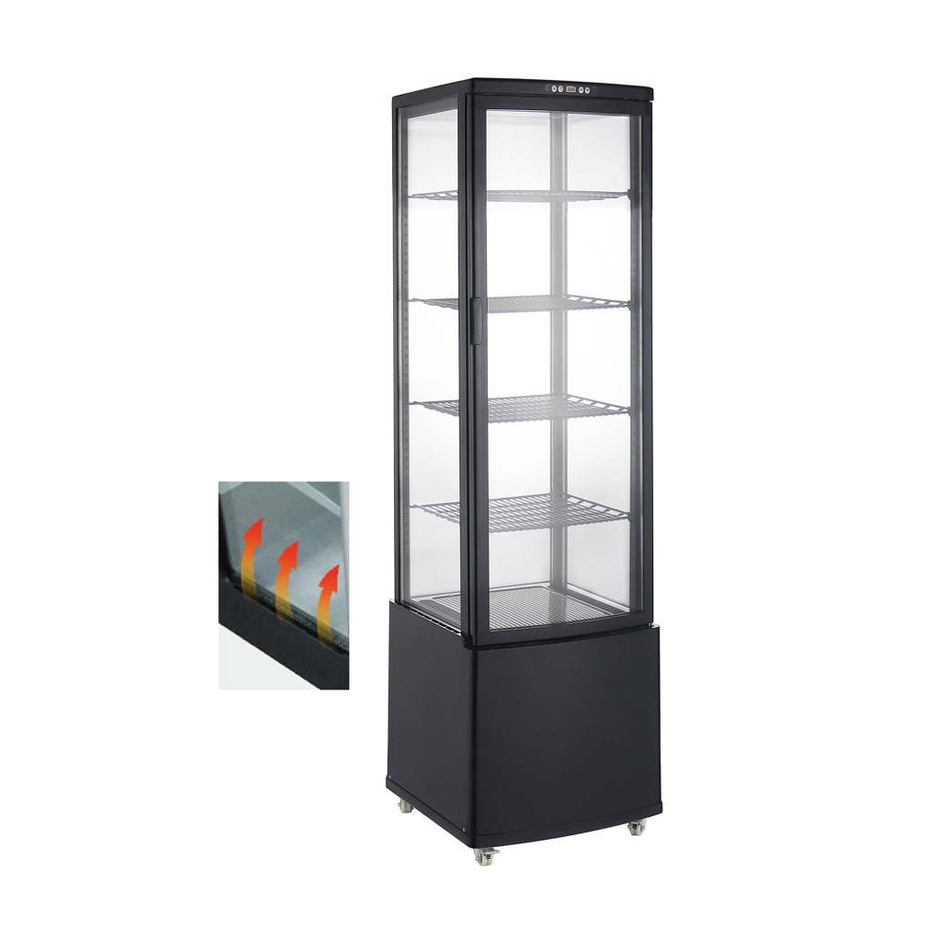 Вітрина холодильна GoodFood RT235L3 чорна 