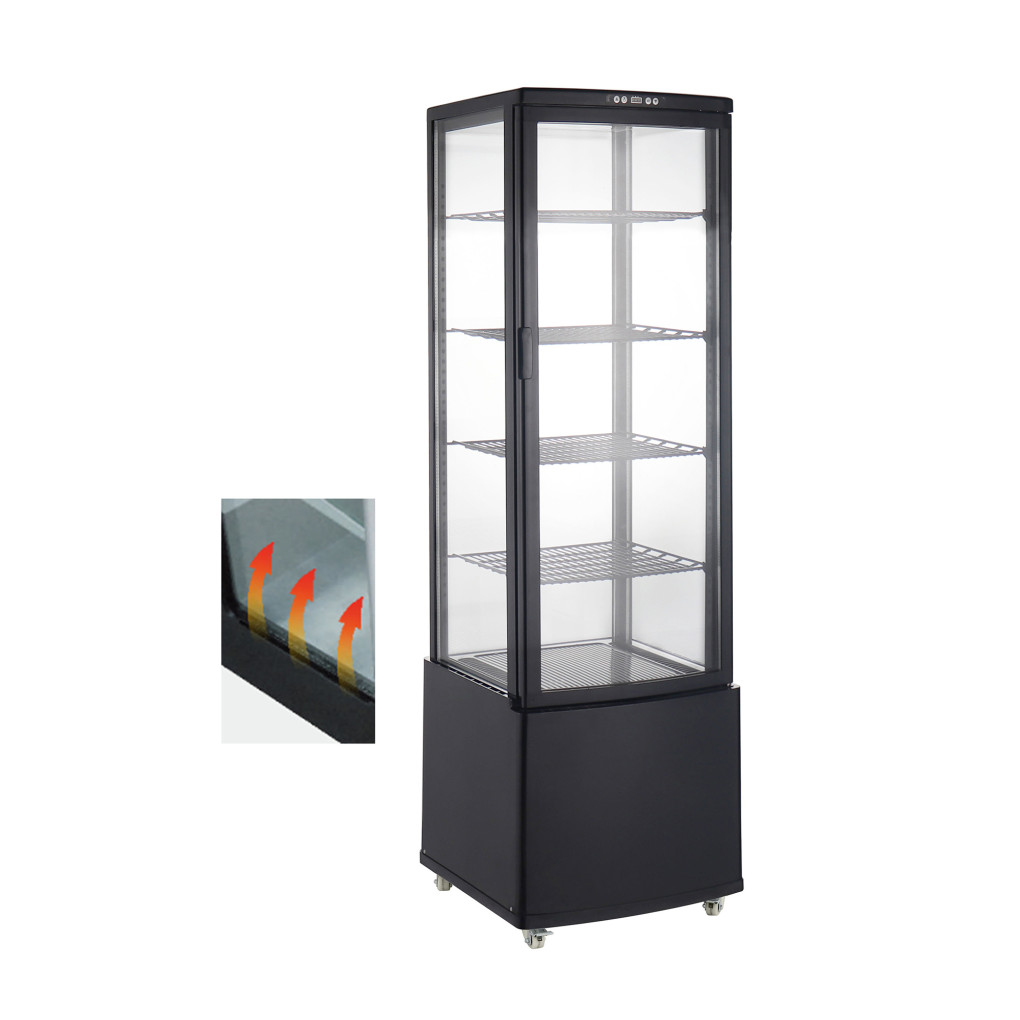 Вітрина холодильна GoodFood RT215L3 чорна 