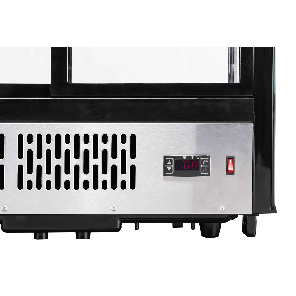 Вітрина холодильна GoodFood RTW120L5 нержавіюча сталь 