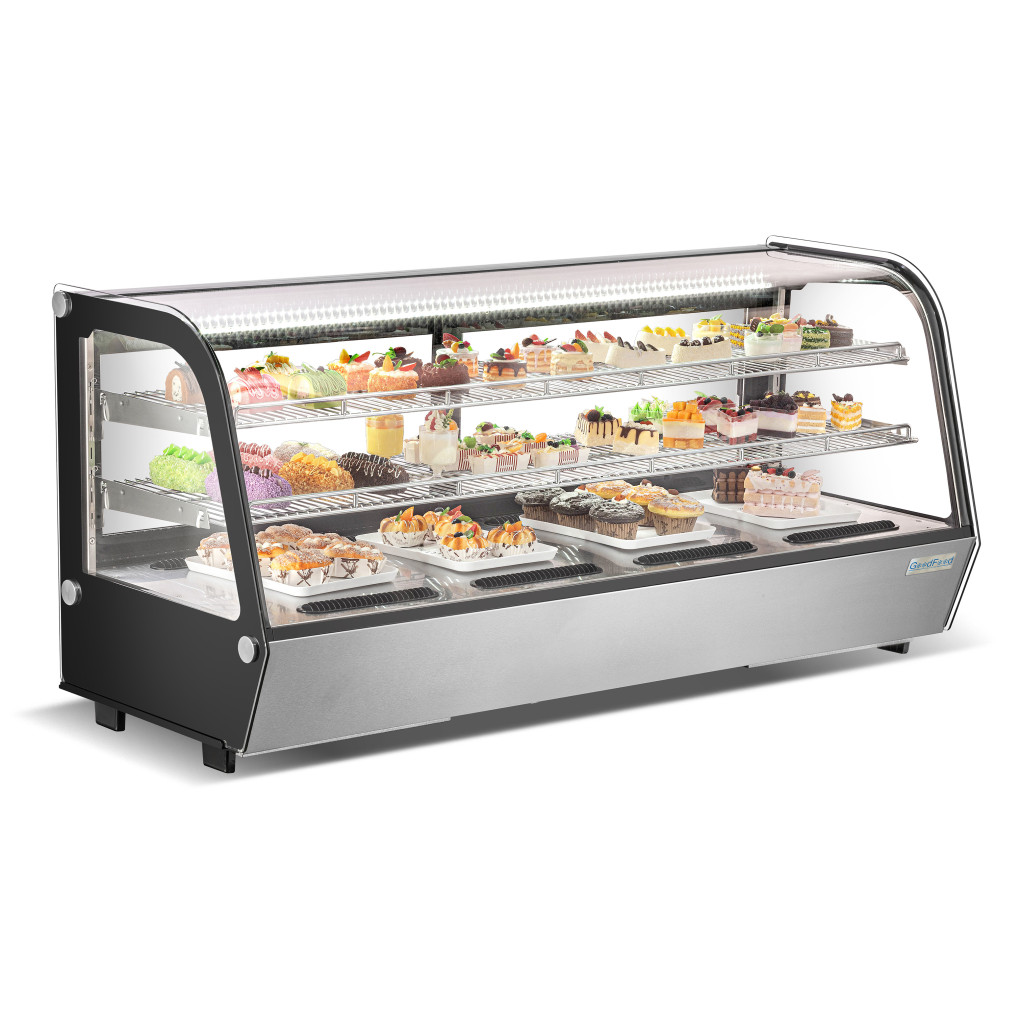 Вітрина холодильна GoodFood RTW250L нержавіюча сталь 