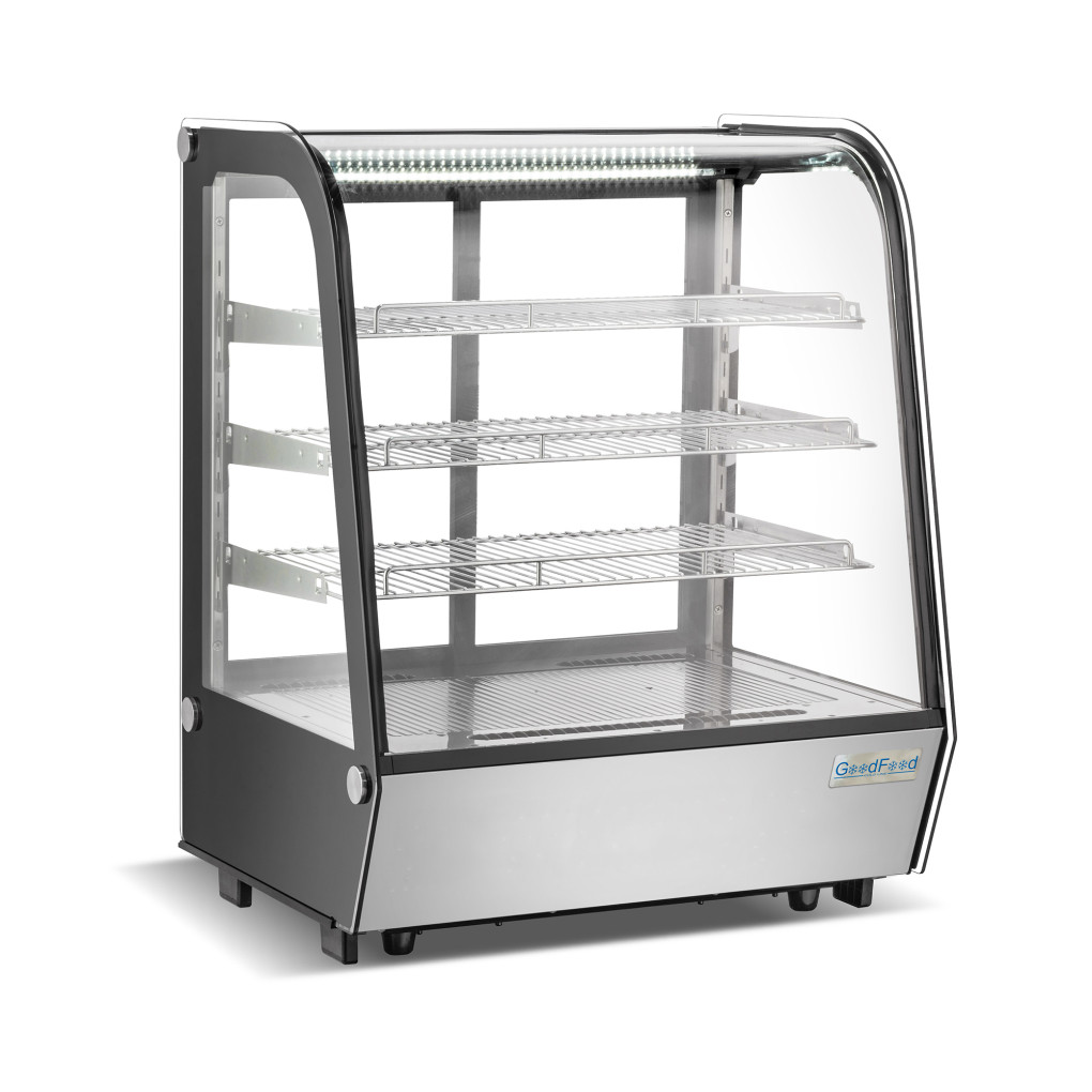 Вітрина холодильна GoodFood RTW145L нержавіюча сталь 