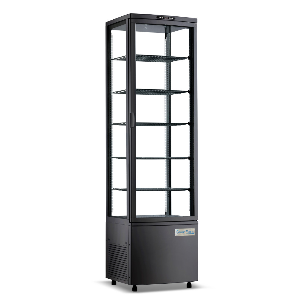 Вітрина холодильна GoodFood RT280L3N чорна