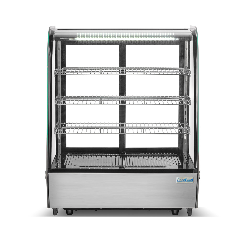 Вітрина холодильна GoodFood RTW145L нержавіюча сталь 