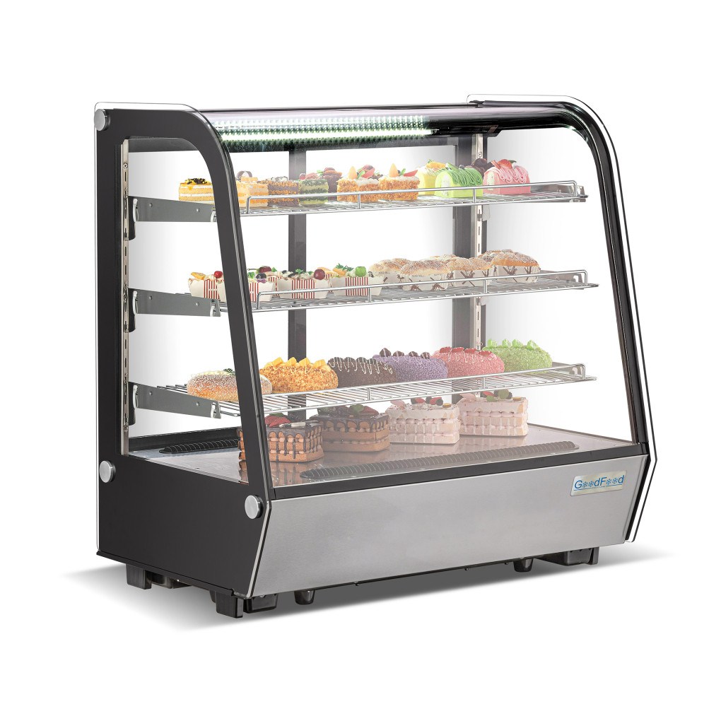 Вітрина холодильна GoodFood RTW195L нержавіюча сталь 