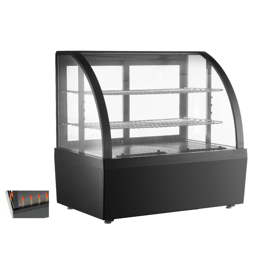 Вітрина холодильна GoodFood RTW100L3 Premium чорна 