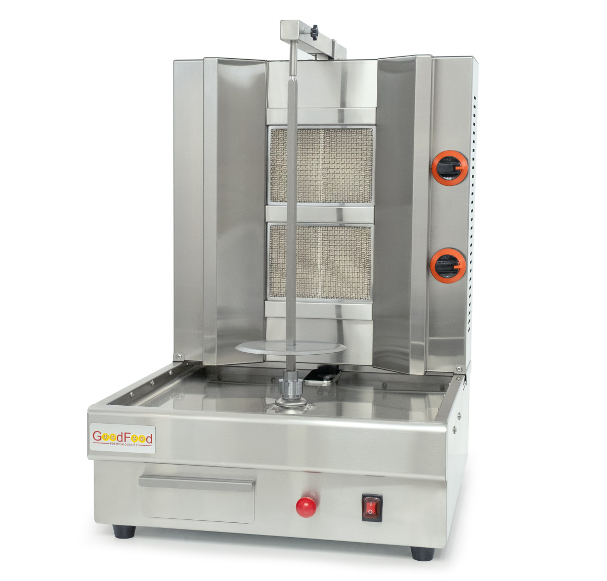 Апарат для шаурми газовий з двигуном GoodFood SM2MG Апарат для шаурми газовий з двигуном GoodFood SM2MG