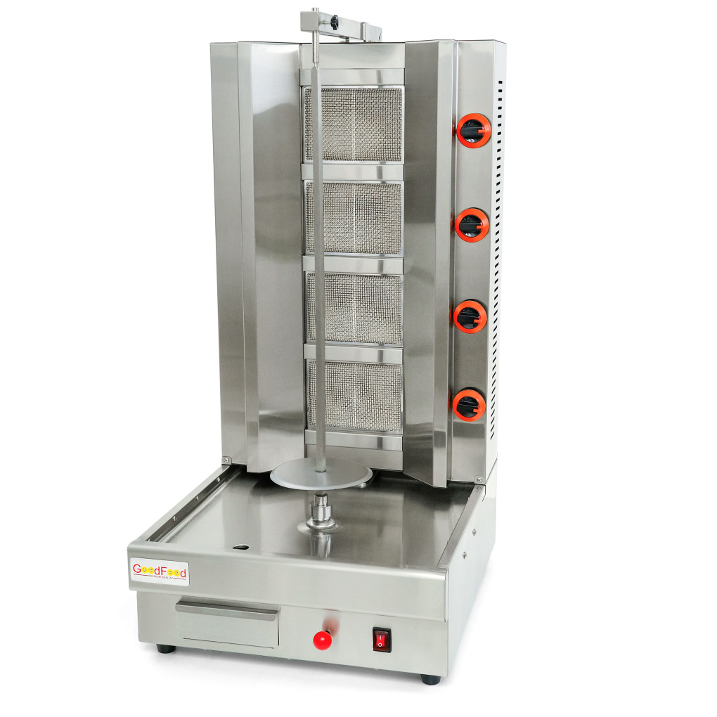 Апарат для шаурми газовий з двигуном GoodFood SM4MG