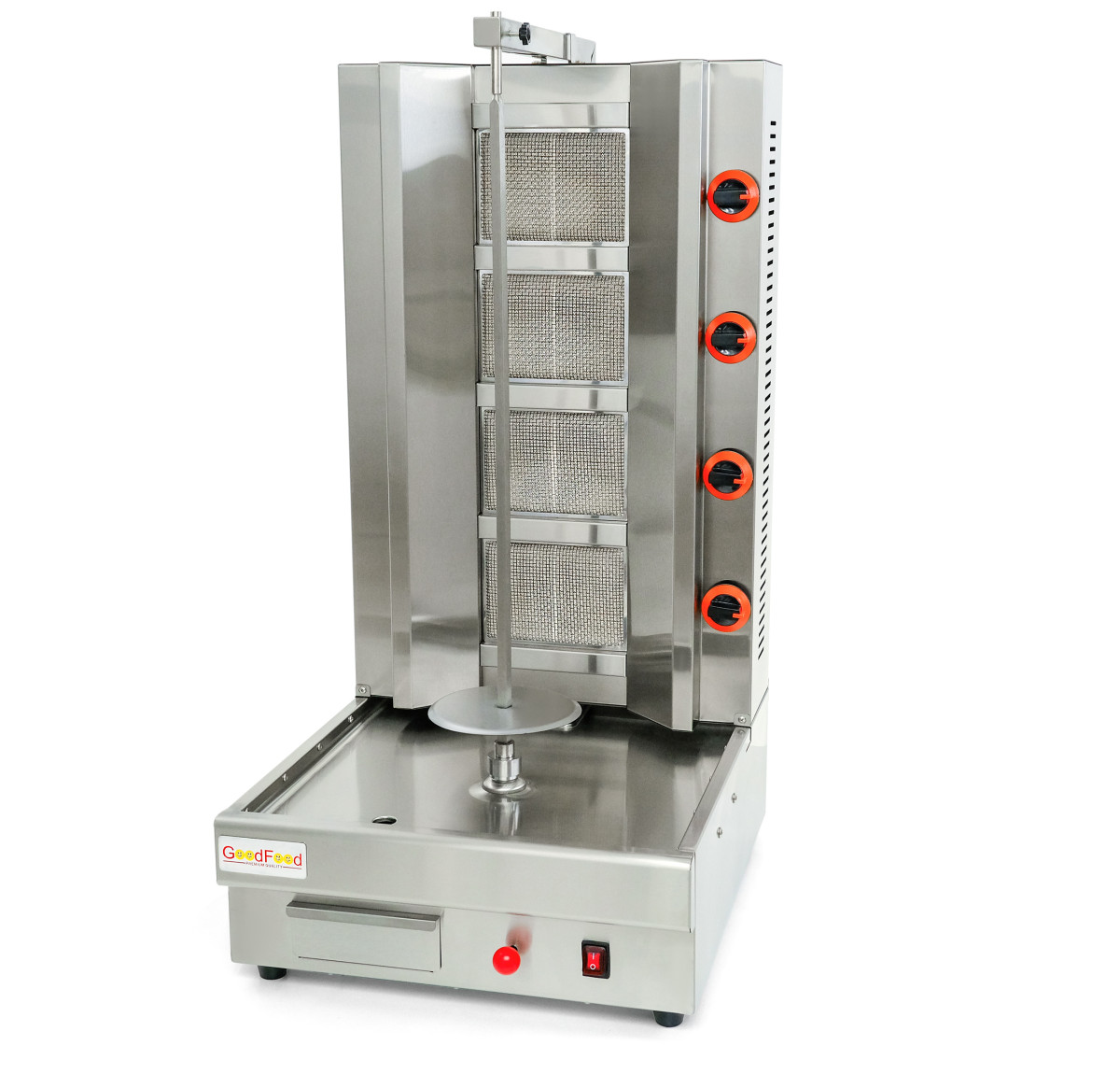 Апарат для шаурми газовий з двигуном GoodFood SM4MG