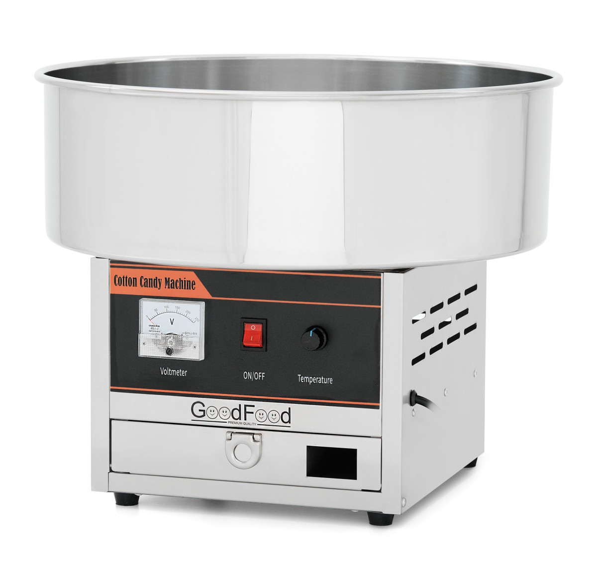 Апарат для приготування солодкої вати GoodFood CFM52SS Апарат для приготування солодкої вати GoodFood CFM52SS