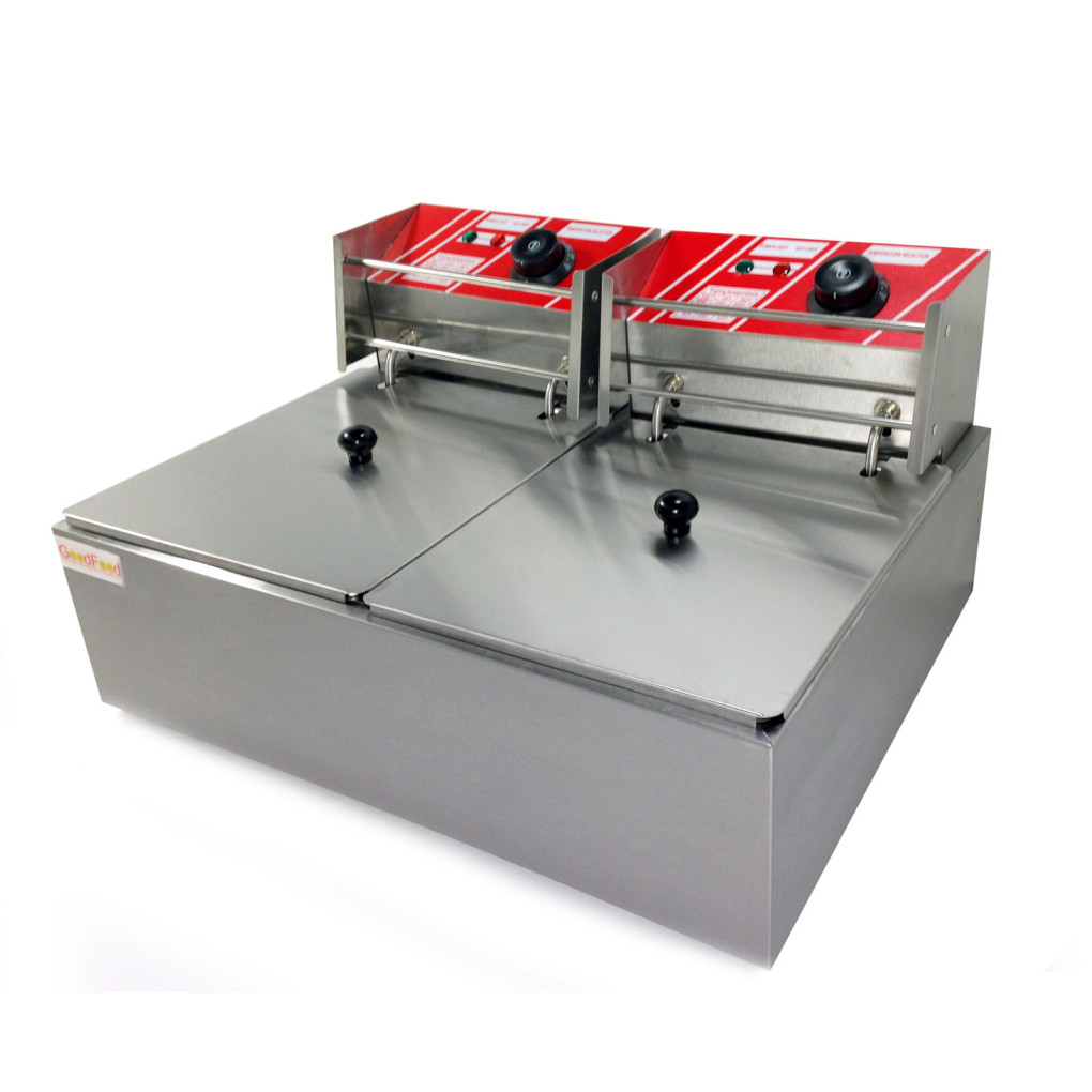 Фритюрница двойная электрическая профессиональная GoodFood EF66