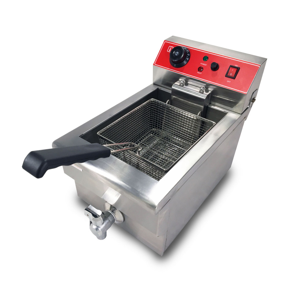 Фритюрниця електрична професійна GoodFood EF8 кран 