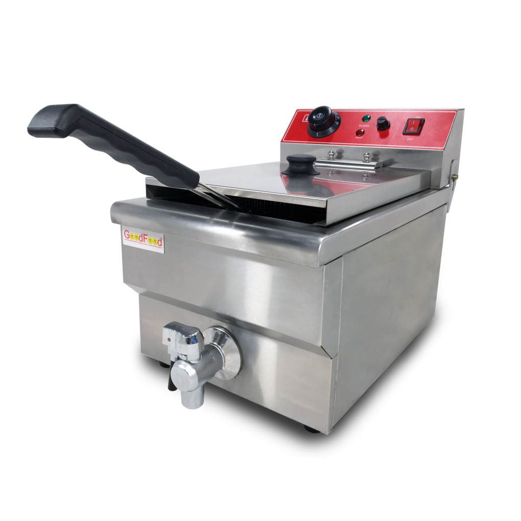 Фритюрниця електрична професійна GoodFood EF8 кран 