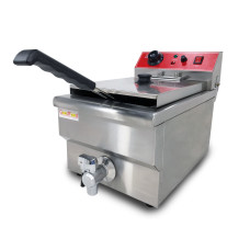 Фритюрница электрическая профессиональная GoodFood EF8 кран