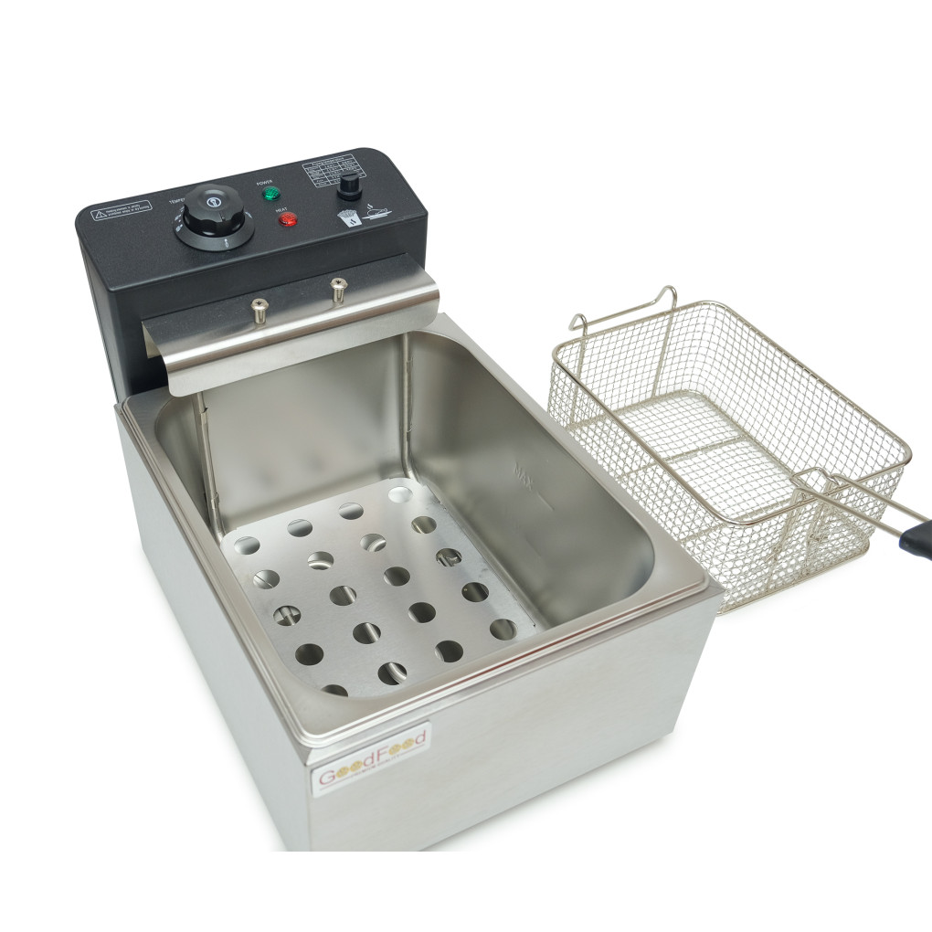 Фритюрниця електрична професійна GoodFood EF6 BLACK 