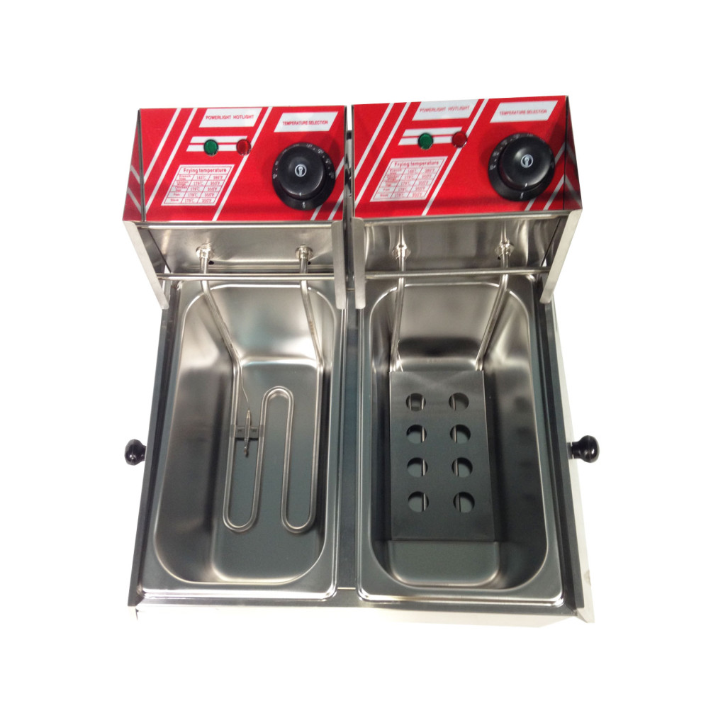 Фритюрница двойная электрическая профессиональная GoodFood EF44