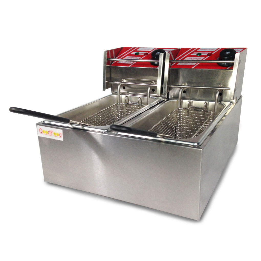 Фритюрница двойная электрическая профессиональная GoodFood EF44