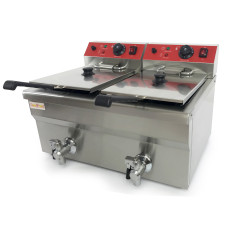 Фритюрница электрическая GoodFood EF12A2 с краном