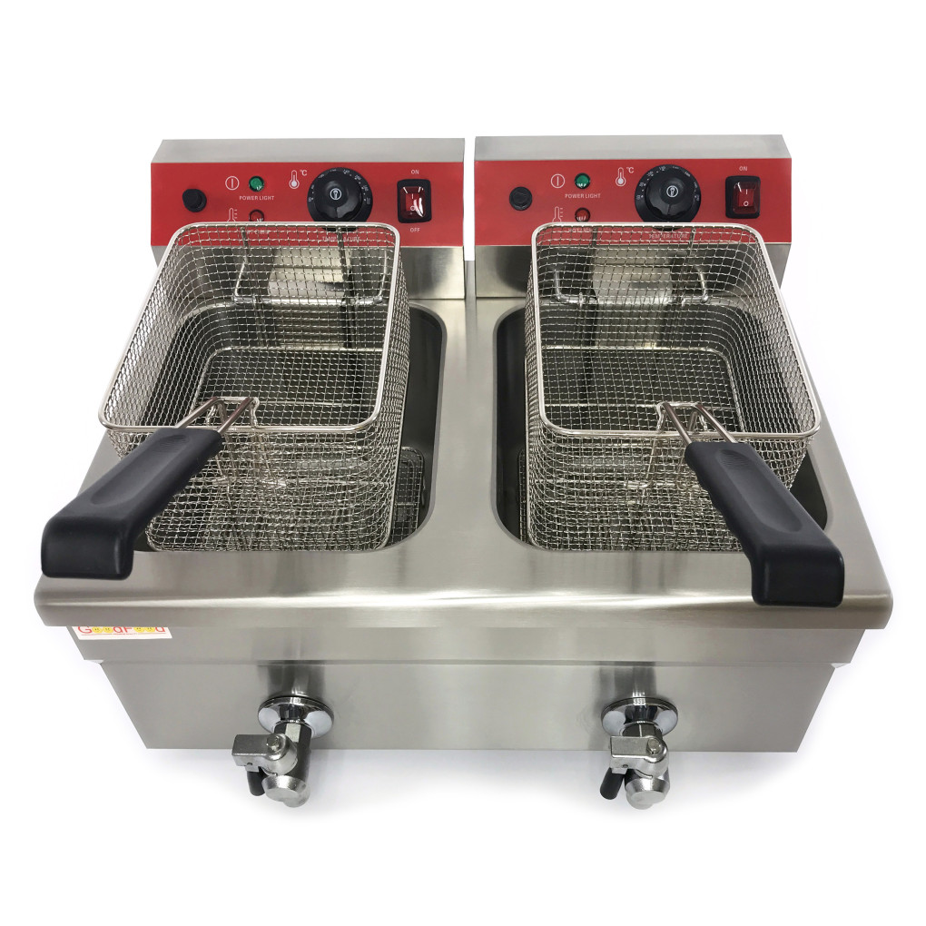 Фритюрница электрическая GoodFood EF12A2 с краном