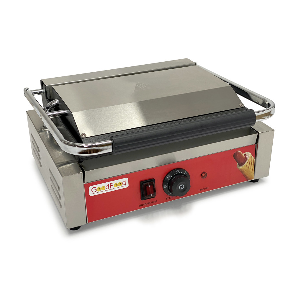 Гриль контактний GoodFood ECG11 Panini RED 