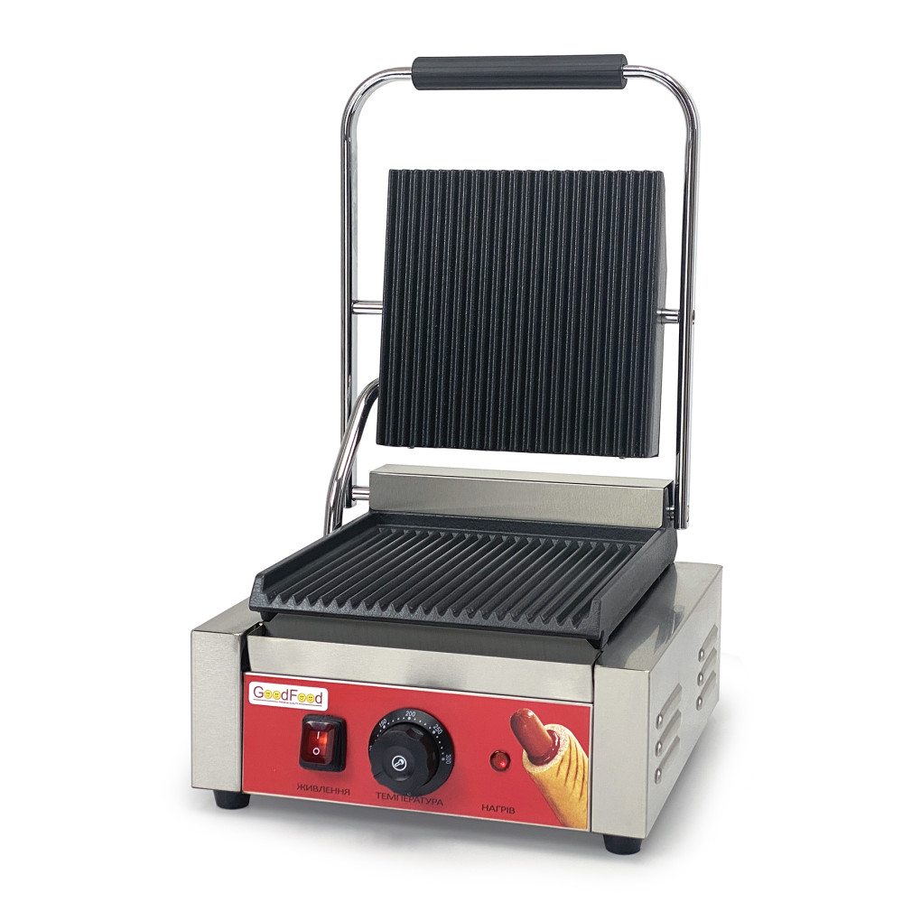Гриль контактний GoodFood ECG10 Panini RED 