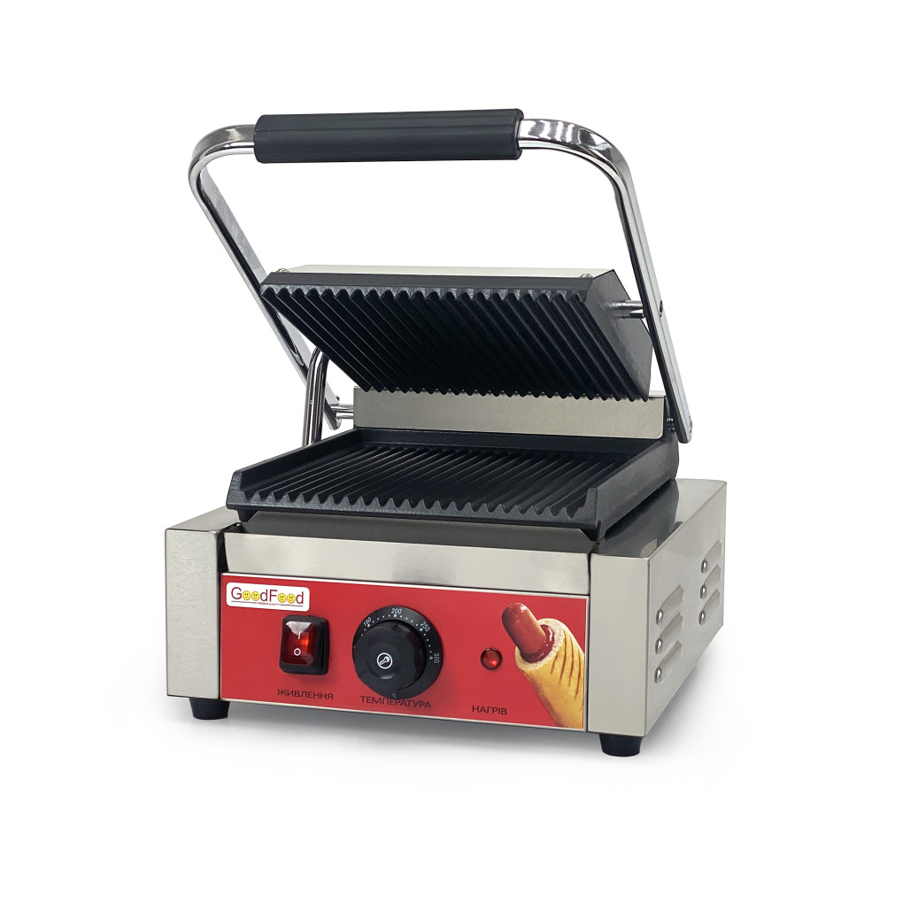 Гриль контактний GoodFood ECG10 Panini RED 