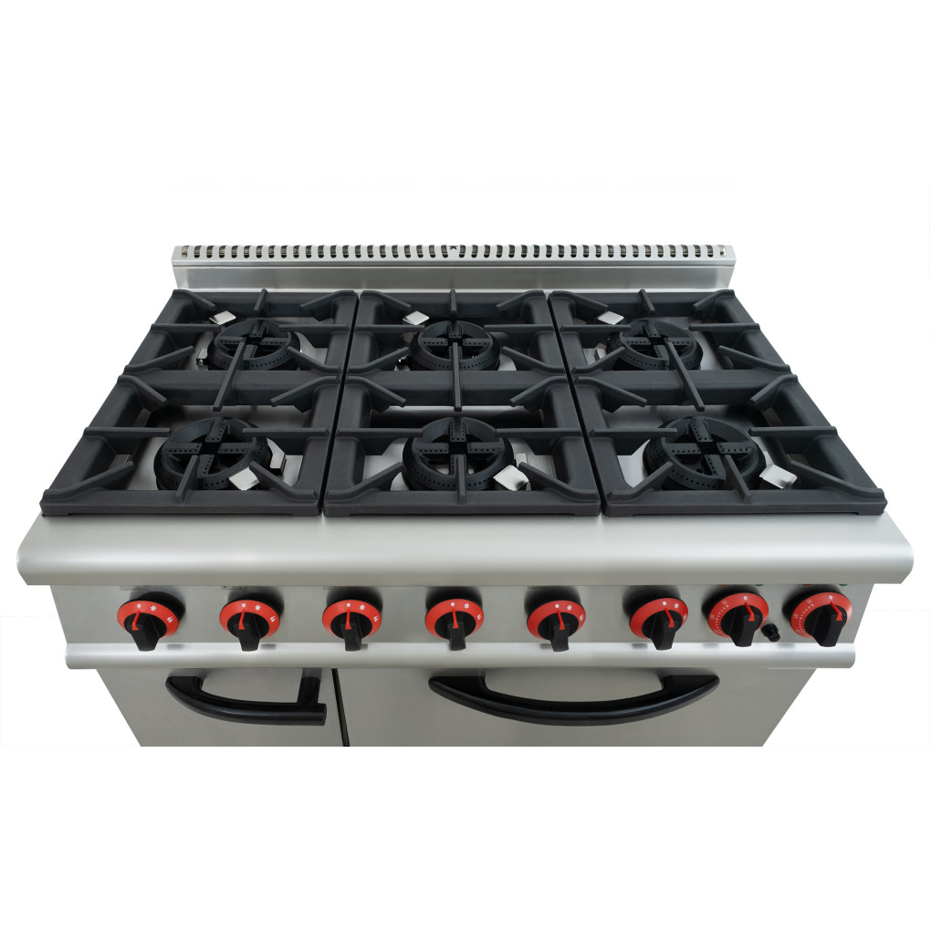 Плита газова з електричною духовкою GoodFood GP6AFLNG