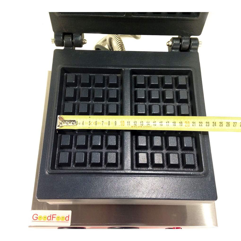 Вафельниця бельгійська квадратна з таймером GoodFood WB1SA 