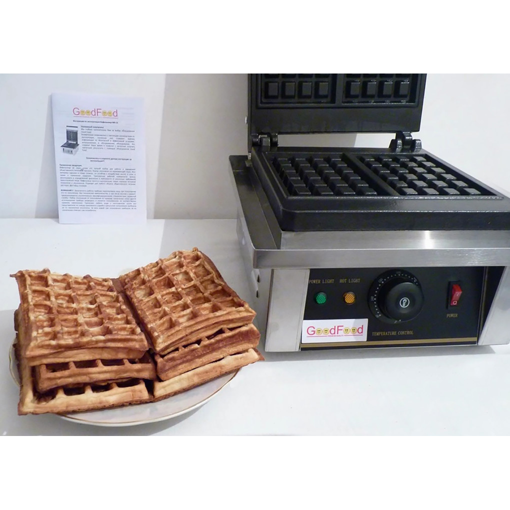 Вафельниця бельгійська (квадратна) GoodFood WB1S 