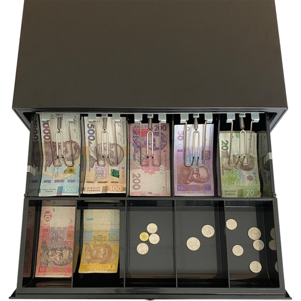 Денежный ящик C4646 Black 24B