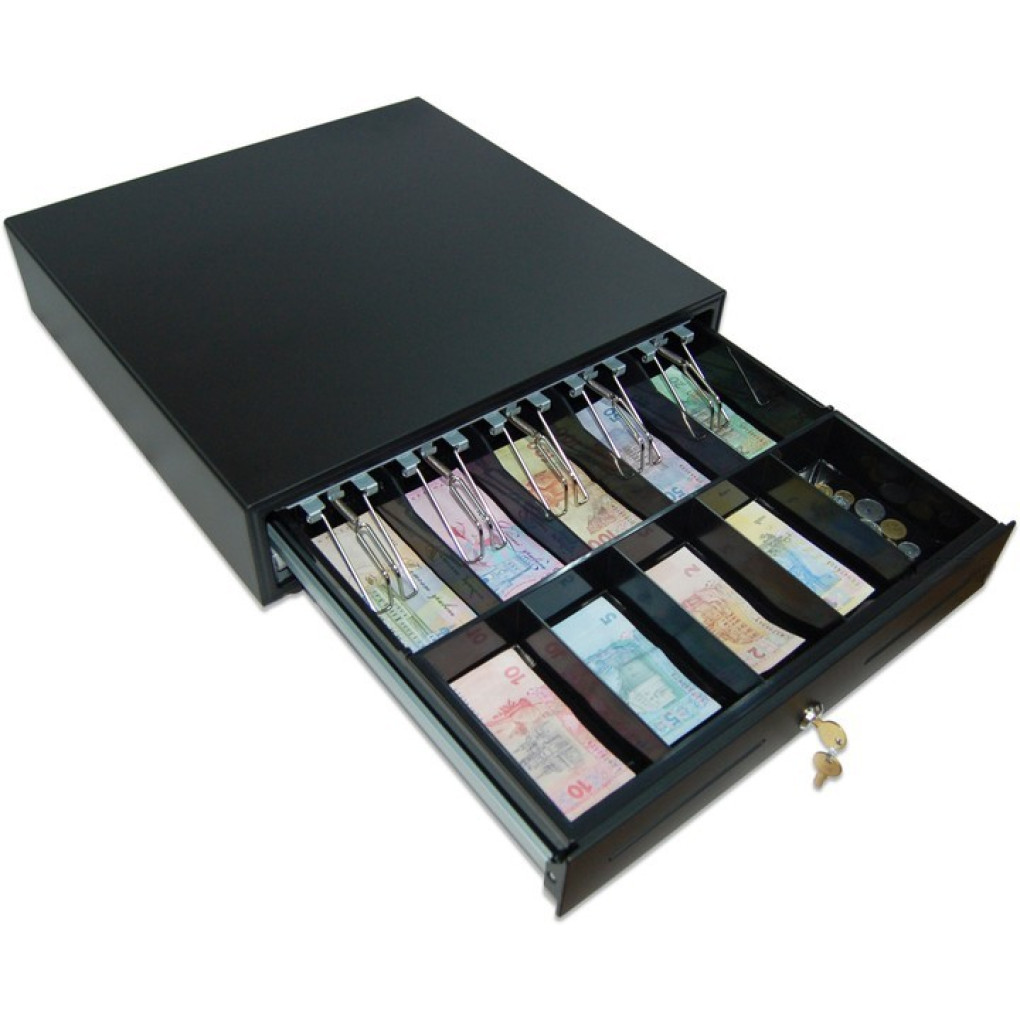 Денежный ящик C4646 Black 24B