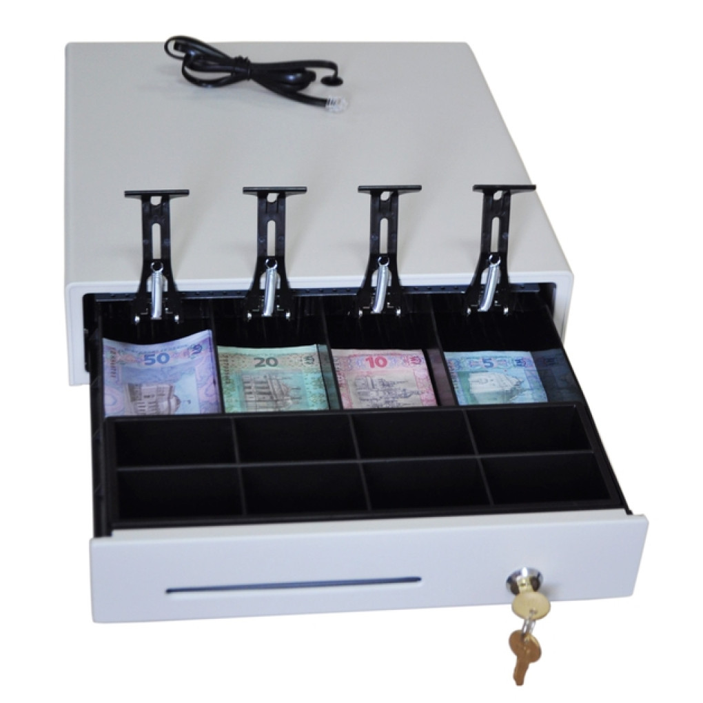 Грошова скринька E3336D White 12В