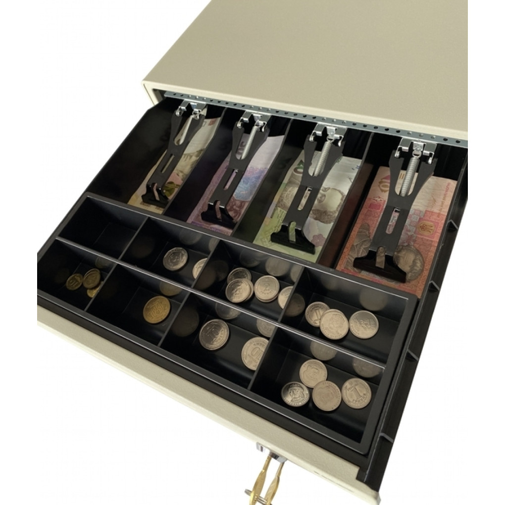 Грошова скринька E3336D White 12В