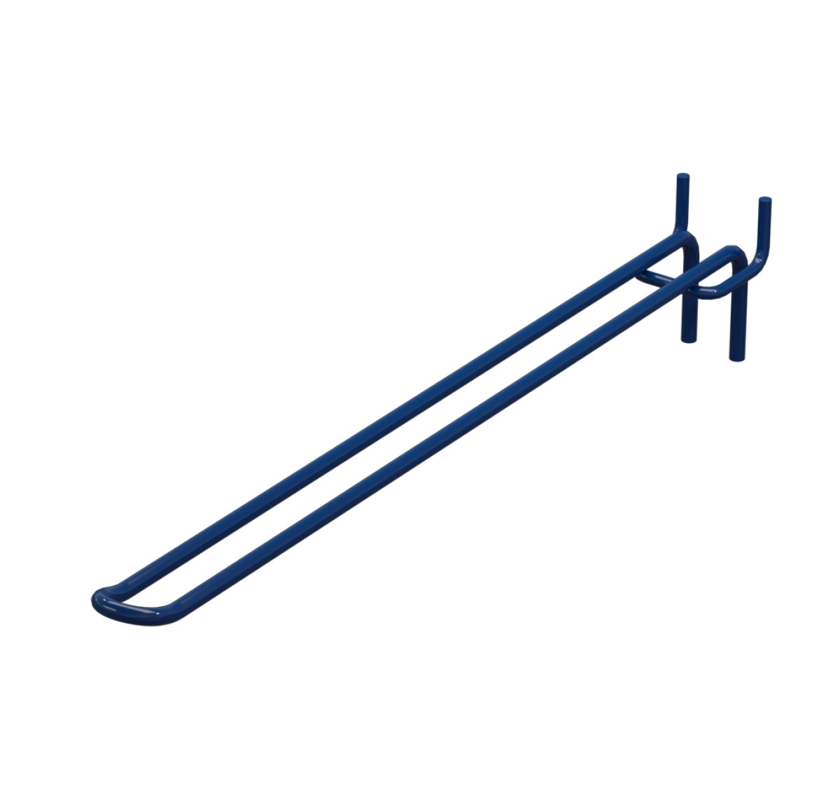 Крючок двойной для перфорации L-300 мм, d-5, Шаг 50 Синий RAL5002
