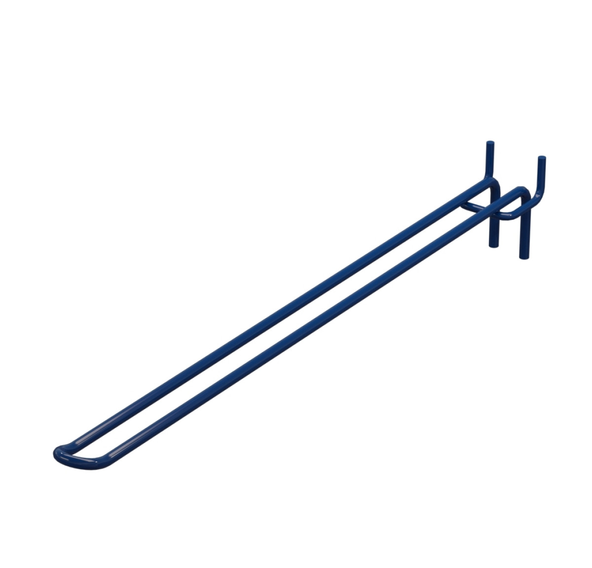 Крючок двойной для перфорации L-350 мм, d-5, Шаг 35 Синий RAL5002