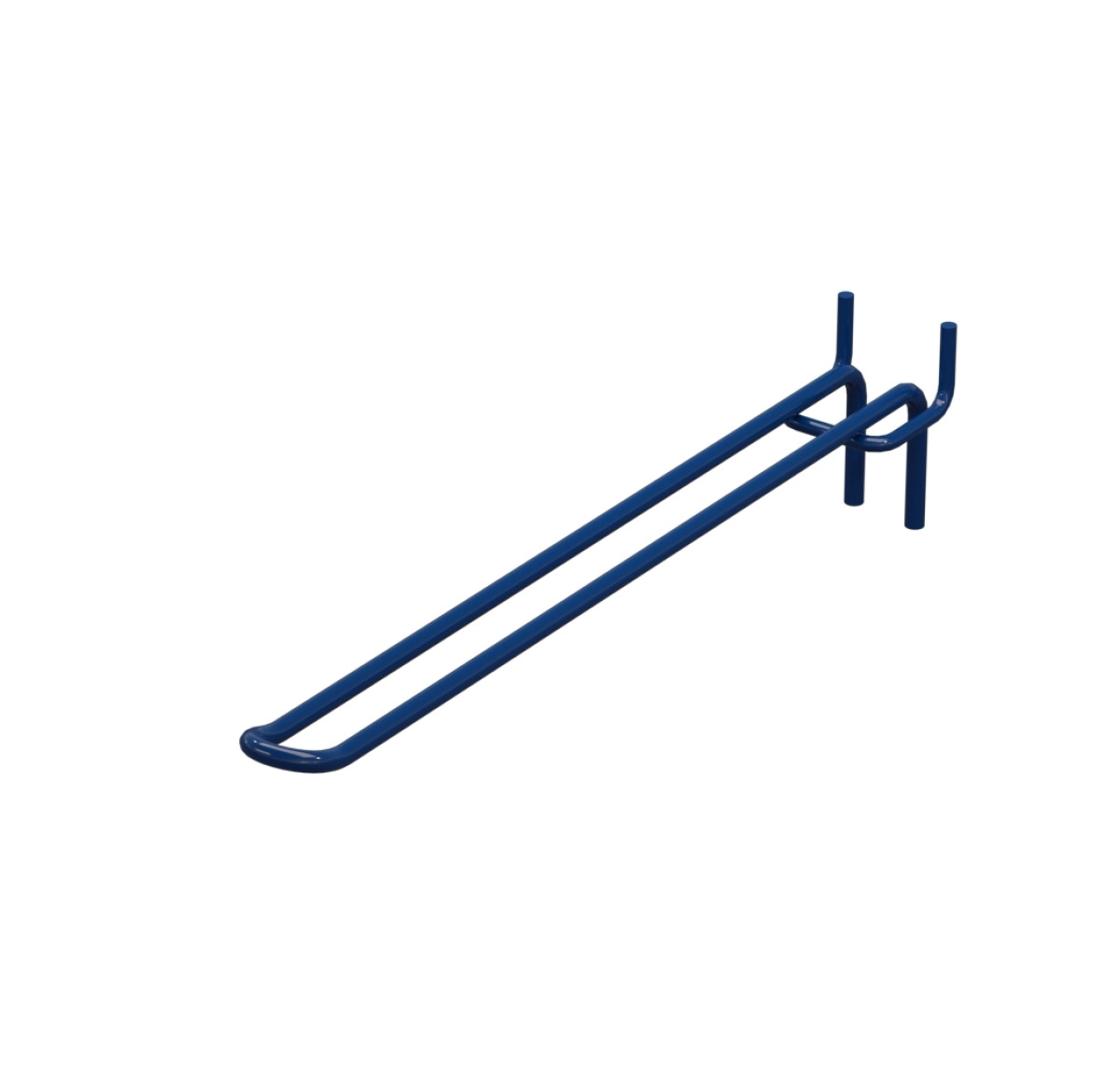 Крючок двойной для перфорации L-250 мм, d-5, Шаг 50 Синий RAL5002
