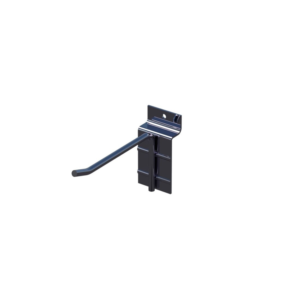 Крючок одинарный L-100 мм D-5 мм для экономпанели Хром