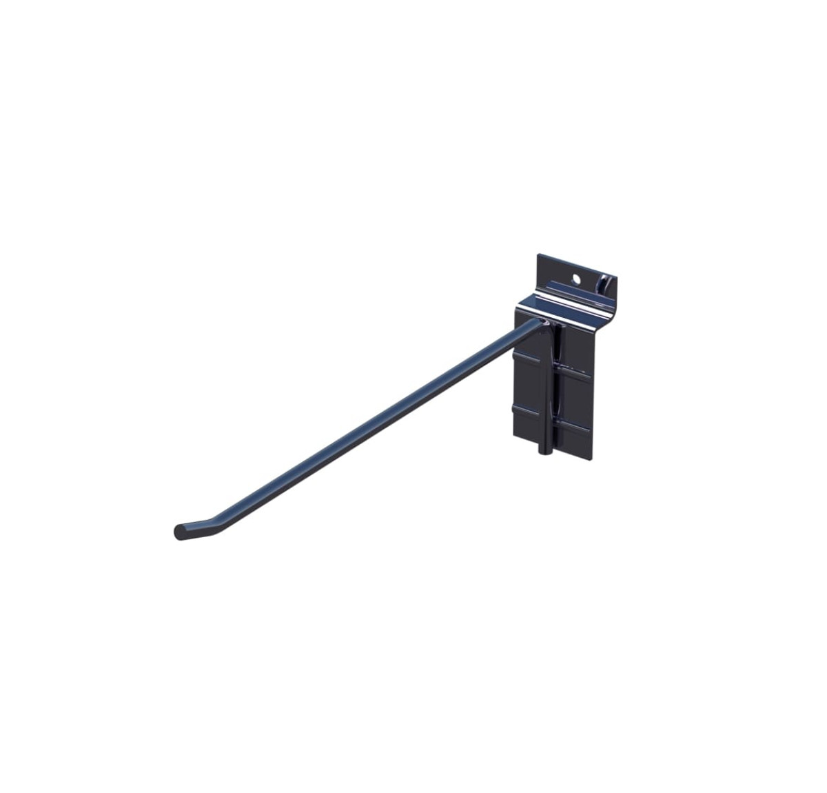 Крючок одинарный L-200 мм D-5 мм для экономпанели Хром