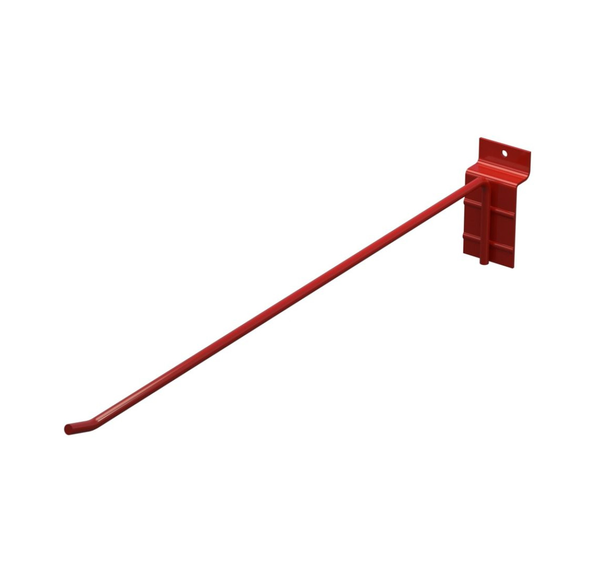 Крючок одинарный L-350 мм D-5 мм для экономпанели RAL 3020 Красный