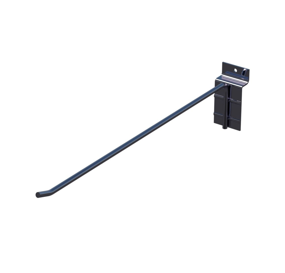 Крючок одинарный L-300 мм D-5 мм для экономпанели Хром