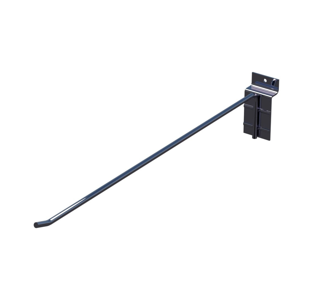 Крючок одинарный L-350 мм D-5 мм для экономпанели Хром