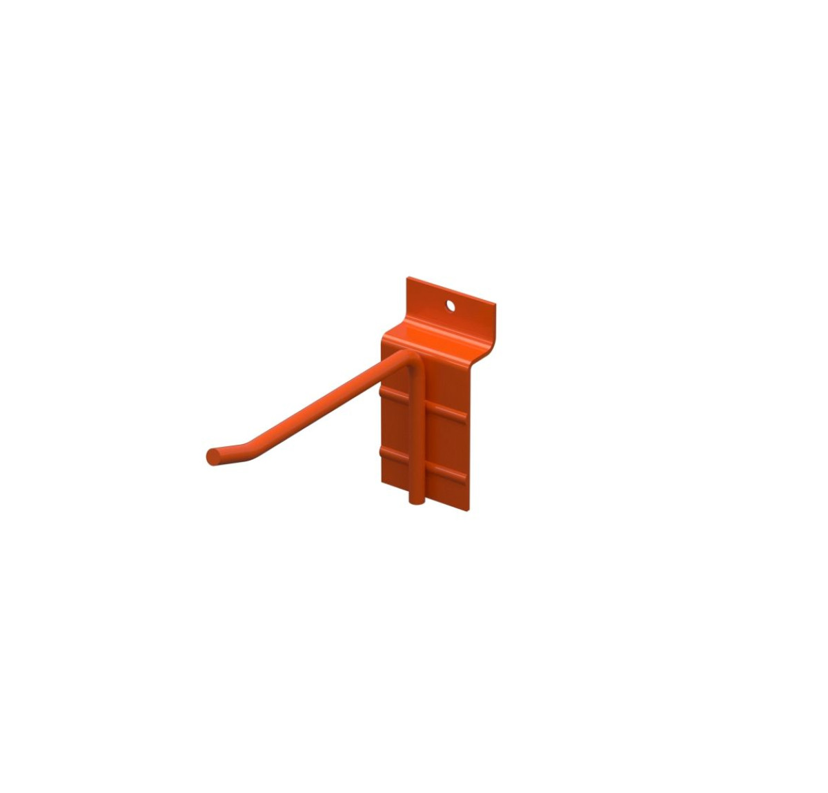 Гачок одинарний L-100 мм D-5 мм для економ панелі RAL 2004 Помаранчевий